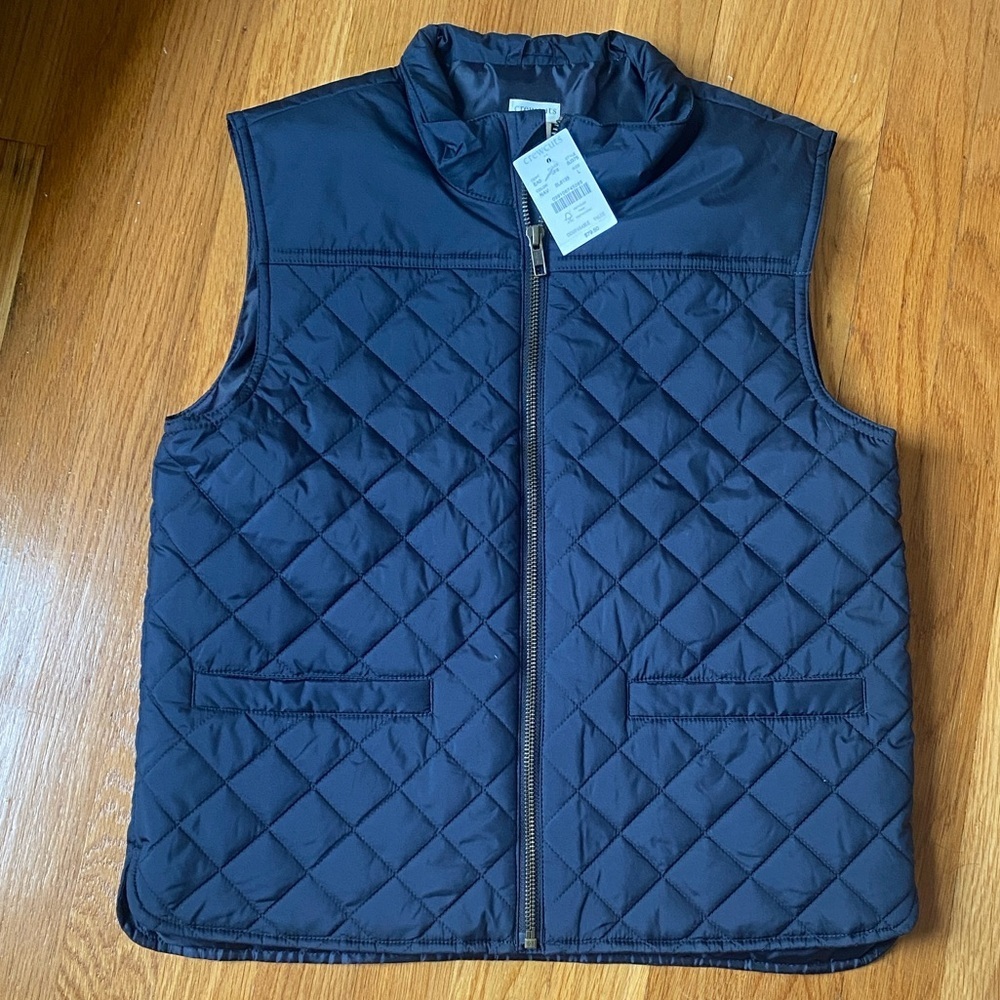 Crewcuts Navy Quilted Vest